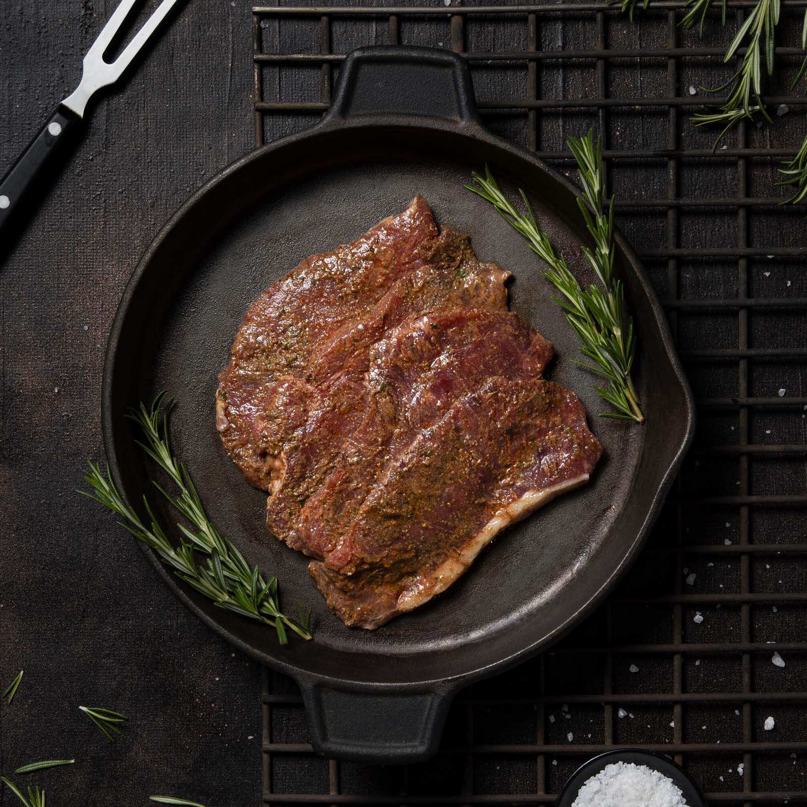 Berliner's Beef Sat - Sun Sirloin Prego Steaks (610g)