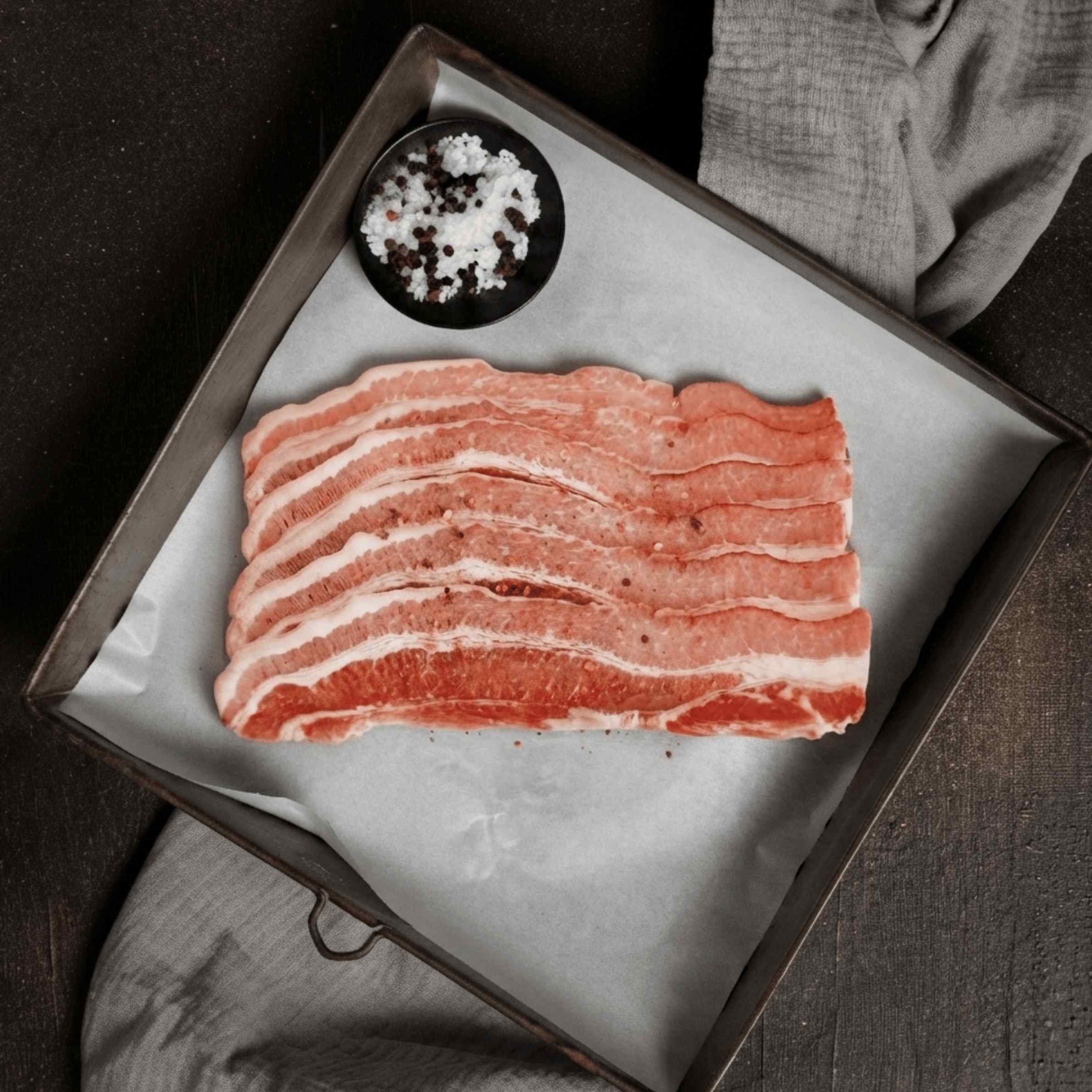 Berliner's Chilli Spiced Streaky Bacon (120g)